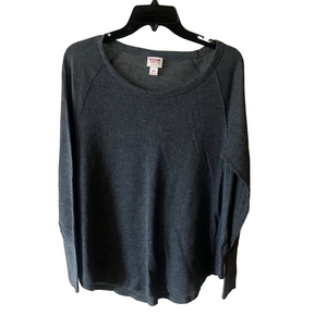 Mossimo Supply Co. Charcoal long sleeve  Knit Top